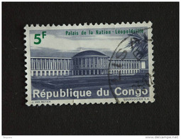 Congo Republique 1964 Palais De La Nation Yv 556 O - Usados