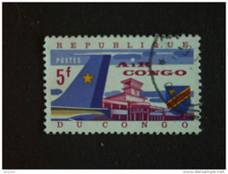 Congo Republique 1963 Aéroport Luchthaven Yv 515 O - Used Stamps