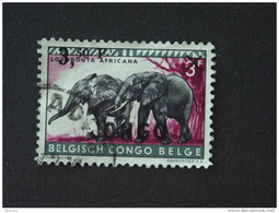 Congo Republique 1960 Olifanten éléphants Yv 407 O - Oblitérés