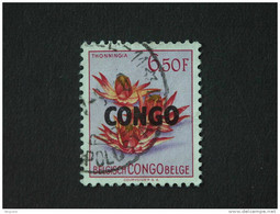 Congo Republique 1960 Bloemen Fleurs Yv 394 O - Oblitérés