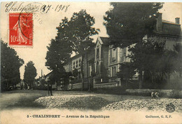 Chalindrey * 1908 * Avenue De La République * Pierres Travaux ? - Chalindrey