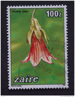 Congo Zaire 1984 Fleurs Bloemen Canarina Eminii  Yv 1168 COB 1238 O - Gebruikt