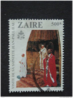 Congo Zaire 1981 Visite Du Pape Bezoek Paus Jean Paul II Yv 1041 COB 1098 O - Usati