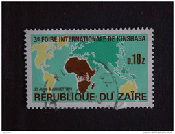 Congo Zaire 1973 Foire Jaarbeurs Kinshasa Yv 834 O - Gebruikt