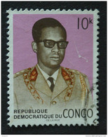 Congo Zaire 1972 General Generaal Mobutu Yv 817 O - Gebruikt