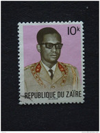 Congo Zaire 1972 General Generaal Mobutu Yv 817 O - Gebruikt