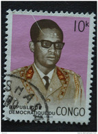 Congo Zaire 1972 General Generaal Mobutu Yv 817 O - Gebraucht