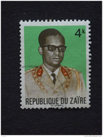 Congo Zaire 1972 General Generaal Mobutu Yv 812 O - Gebraucht