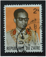 Congo Zaire 1972 General Generaal Mobutu Yv 810 O - Gebruikt