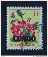 Congo Republique Republiek 1960 Bloemen Fleurs Yv 388 O - Usados