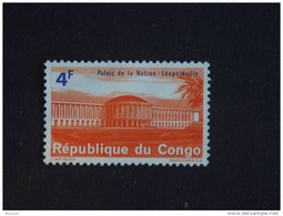 Congo Republique 1964 Palais De La Nation Yv 555 MH * - Unused Stamps