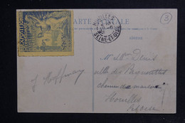 FRANCE - Vignette De L 'Exposition Internationale De Nancy Sur Carte Postale En 1909 - L 124964 - Covers & Documents