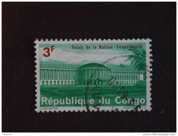 Congo Republique 1964 Palais De La Nation Yv 554 O - Gebraucht