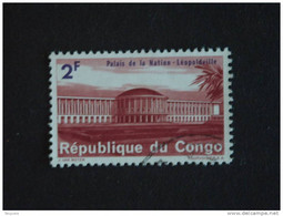 Congo Republique 1964 Palais De La Nation Yv 553 O - Used Stamps