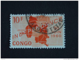 Congo Republique 1960 Onafhankelijkheid Indépendance Yv 380 O - Oblitérés