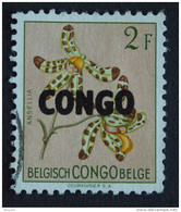 Congo Republique 1960 Bloemen Fleurs Orchidée Yv 390 O - Usati