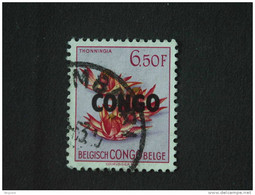 Congo Republique 1960 Bloemen Fleurs Yv 394 O - Used Stamps