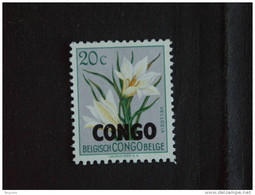 Congo Republique 1960 Bloemen Fleurs Yv 384 MH * - Nuevos