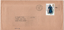 L34611 - Grossbritannien - 1976 - 11p Jane Austen EF A Bf THE HYDE -> DELHI ... (Indien) - Covers & Documents