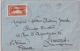 LIBAN ! - 1937 - ENVELOPPE De BAABDA ! => LIMOGES - Lebanon