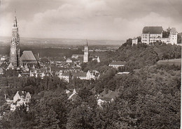 W3320- LANDSHUT TOWN PANORAMA FROM TRAUSNITZ CASTLE, CATHEDRAL - Landshut