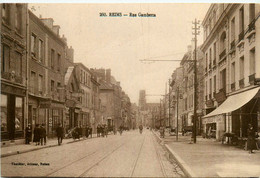 Reims * La Rue Gambetta * Boulangerie * Salle De Bal - Reims