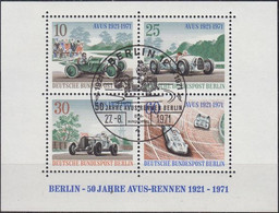 GERMANY BERLIN [1971] MiNr 0397-00 Block 3 ( Sonder-O/used ) Auto - Gebraucht