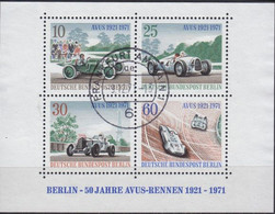 GERMANY BERLIN [1971] MiNr 0397-00 Block 3 ( O/used ) Auto - Gebruikt