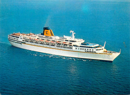 Bateau * Le T/S COSTA RIVIERA * Costa Cruising Italian Style - Steamers