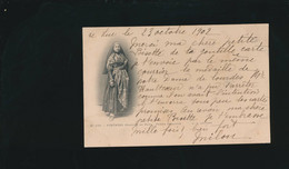 CPA P Yrénées Costumes Du Pays Femme Ossaloise D.T. Lourdes   N° 198 - 1902 - Lourdes