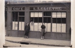 HOULGATE ? CARTE PHOTO CAFE LELIEVRE - Houlgate