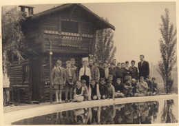 Carte Postale Photo De Groupe Du Collège Cardinal Mercier à Braine L'alleud 1953 - Eigenbrakel