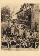 Carte Postale Photo De Groupe Du Collège Cardinal Mercier à Braine L'alleud 1955 - Eigenbrakel