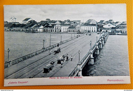 BRASIL - BRAZIL - BRESIL -  RECIFE - PERNAMBUCO -  Ponte De Buarque De Macédo - Recife