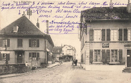 Rue à Echallens 1911 Bière Du Cardinal Fribourg - Bière