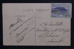 FRANCE - Vignette De Granville " Monaco Du Nord " Sur Carte Postale En 1912 - L 125011 - Briefe U. Dokumente