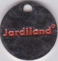 Jeton De Caddie En Métal - Jardiland - Revers Pièce 1€ - Grande Surface De Jardinage - Magasin - Moneda Carro