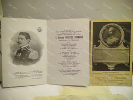 Santino /Luttino E Cartolina Guerra Italo Turca Oasi Delle Due Palme CAPITANO ARISTIDE CORNOLDI 1912. - Devotieprenten