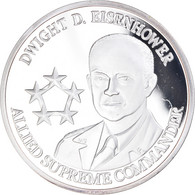 France, Médaille, Leaders Of World War II, Dwight D. Eisenhower, WAR, FDC - Autres & Non Classés