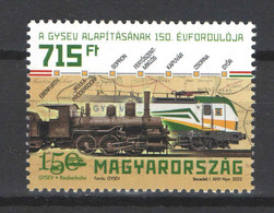 Hungary 2022. Trains / Railways Stamp MNH (**) - Neufs