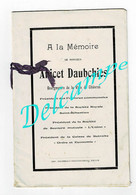 CHIEVRES - Discours à La Mémoire D'Anicet DAUBCHIES, Bourgmestre  +1905 - (11,5 X 17,5 Cm. - 14 P.) - Devotieprenten
