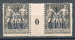 ZANZIBAR - PAIRE Du N° 21 MILLESIME 0 = 1900 ⭐⭐ Neuf Luxe - MNH ⭐⭐ Cat 550 € - Nuovi