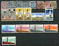 New Zealand 1891-1981 Life Insurance - Lighthouse - Balance Of The Collection - Faults - Service