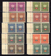 Liechtenstein 1950,  Service Dienst 35 / 44** En Paire, Cote 16,50 € - Dienstzegels