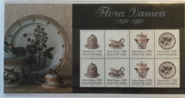 Danemark - Danmark - Timbre Neuf - Flora Danica - 1790-1990 - Blocs-feuillets