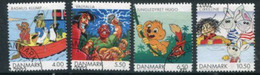 DENMARK 2002 Children's Cartoon Characters  Used.  Michel 1299-1302 - Used Stamps