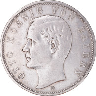 Monnaie, Etats Allemands, BAVARIA, Otto, 5 Mark, 1895, Munich, TTB, Argent - Altri & Non Classificati