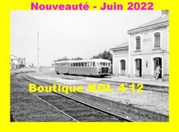 AL 783 - Autorail De Dion M En Gare - LACANAU OCEAN - Gironde - SE - Gares - Avec Trains