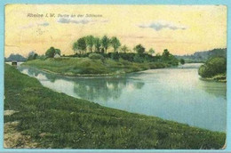 D016_RHEINE I W  * RHEINE I W. PARTIE An DER SCHLEUSE * GESENDET Nach DÄNEMARK 1908 - Rheine