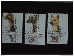 Israel 1987 Honden Chiens Yv 1007-1009 O - Used Stamps (with Tabs)